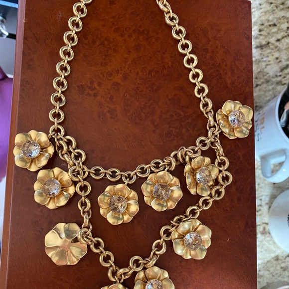 Jcrew Flower Necklace - Picture 2 of 2